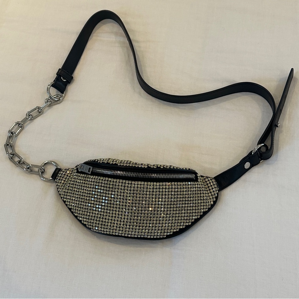 Alexander Wang Attica Rhinestone Soft Mini Belt bag/Fanny Pack